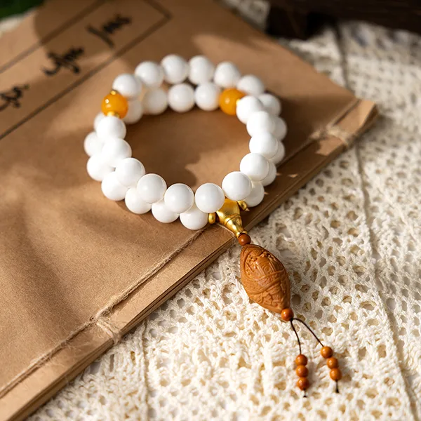 مسبحة إسلامية من العقيق سلسلة من العقيق الطبيعي