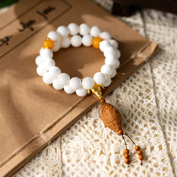 مسبحة إسلامية من العقيق سلسلة من العقيق الطبيعي