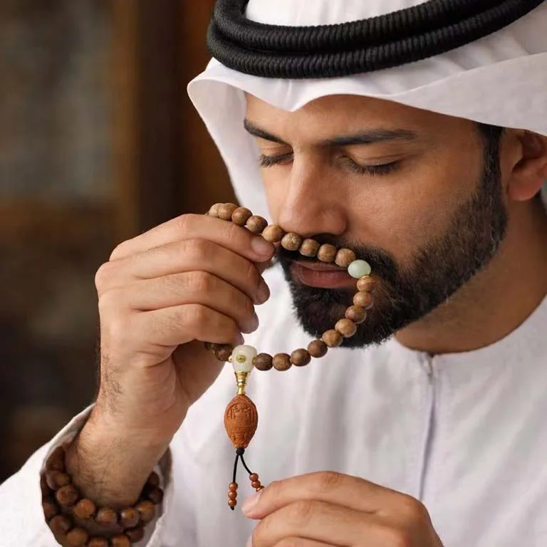 سبحة إسلامية,سبحة عود طبيعي