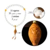 sabha-oud-natural-206 سبحة عود طبيعي يدوية بحبات متناسقة ورائحة عود طبيعية